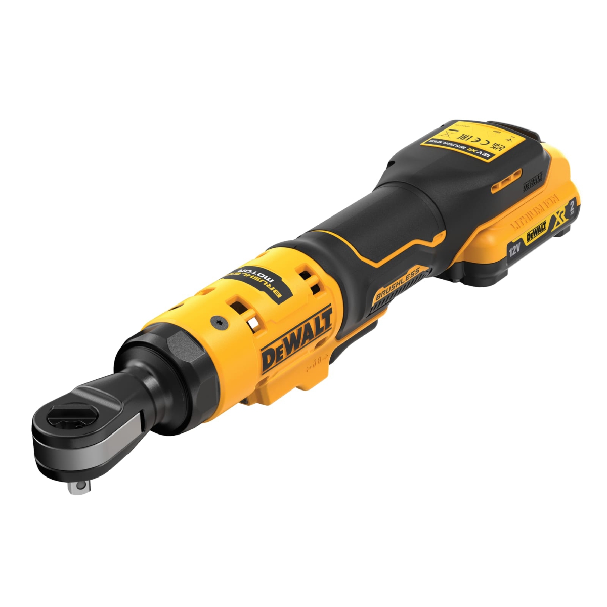 DCF504D1 XR 1/4in Open Head Ratchet 12V 1 x 2.0Ah Li-ion