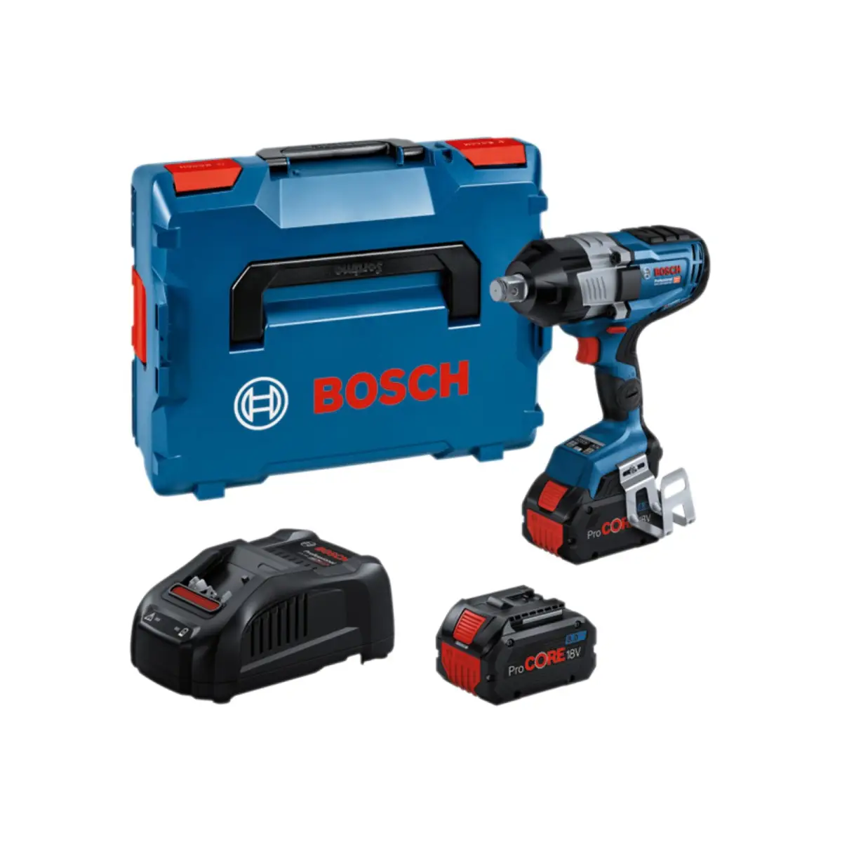 GDS 18V-1600 HC BITURBO Impact Wrench 18V 2 x 8.0Ah ProCORE18V Li-ion