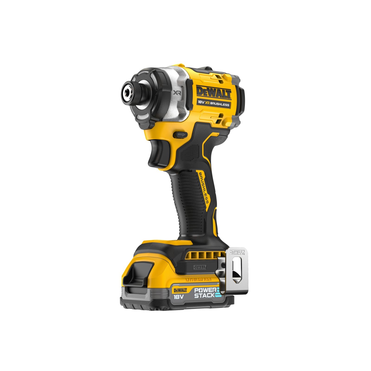 DCF860 E2T XR BL Impact Driver 18V 2 x 1.7Ah POWERSTACKโข Li-ion