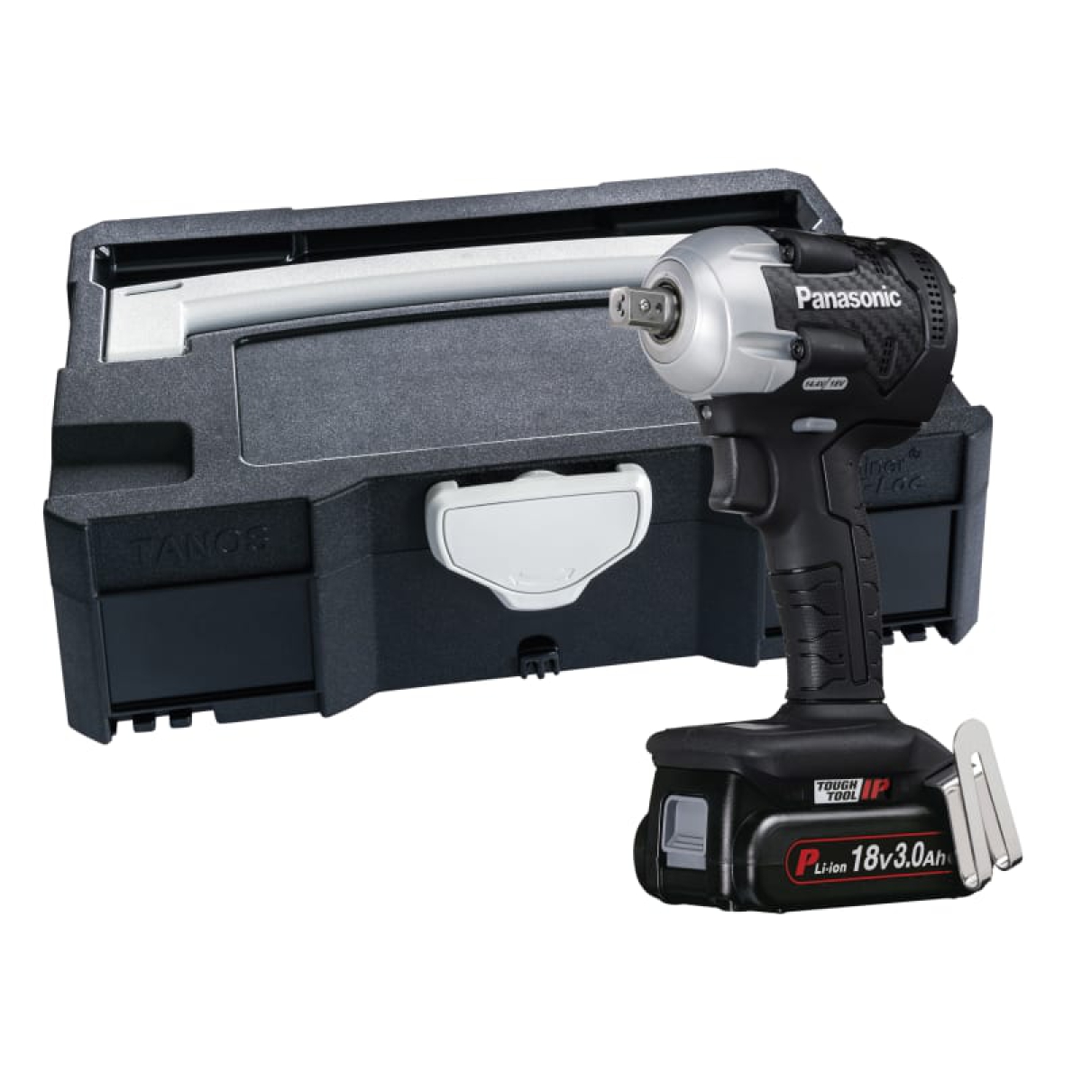 EY75A8PN2G 1/2in Impact Wrench & Systainer Case 18V 2 x 3.0Ah Li-ion