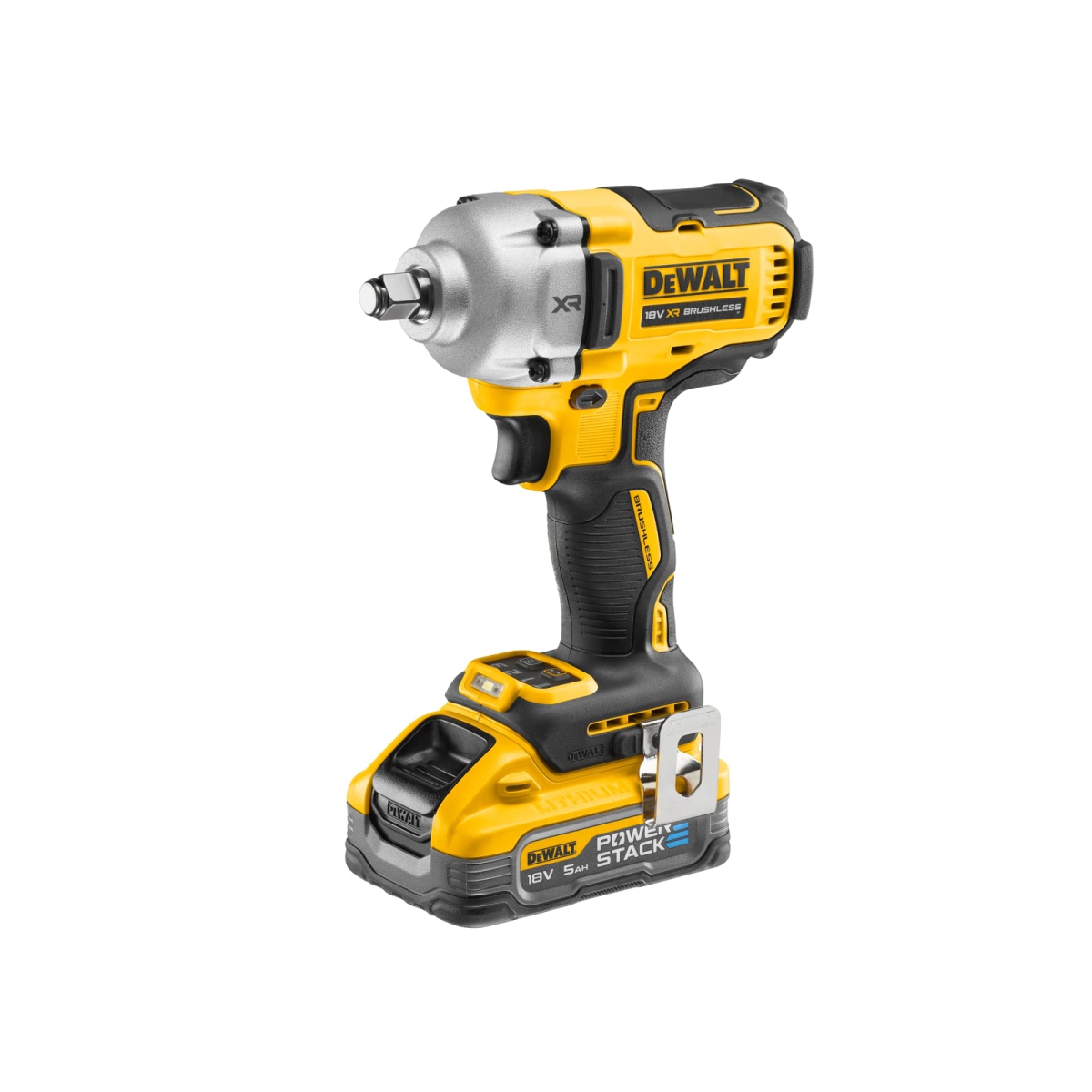 DCF891H2T XR BL 1/2in HR Anvil Impact Wrench 18V 2 x 5.0Ah POWERSTACKโข Li-ion