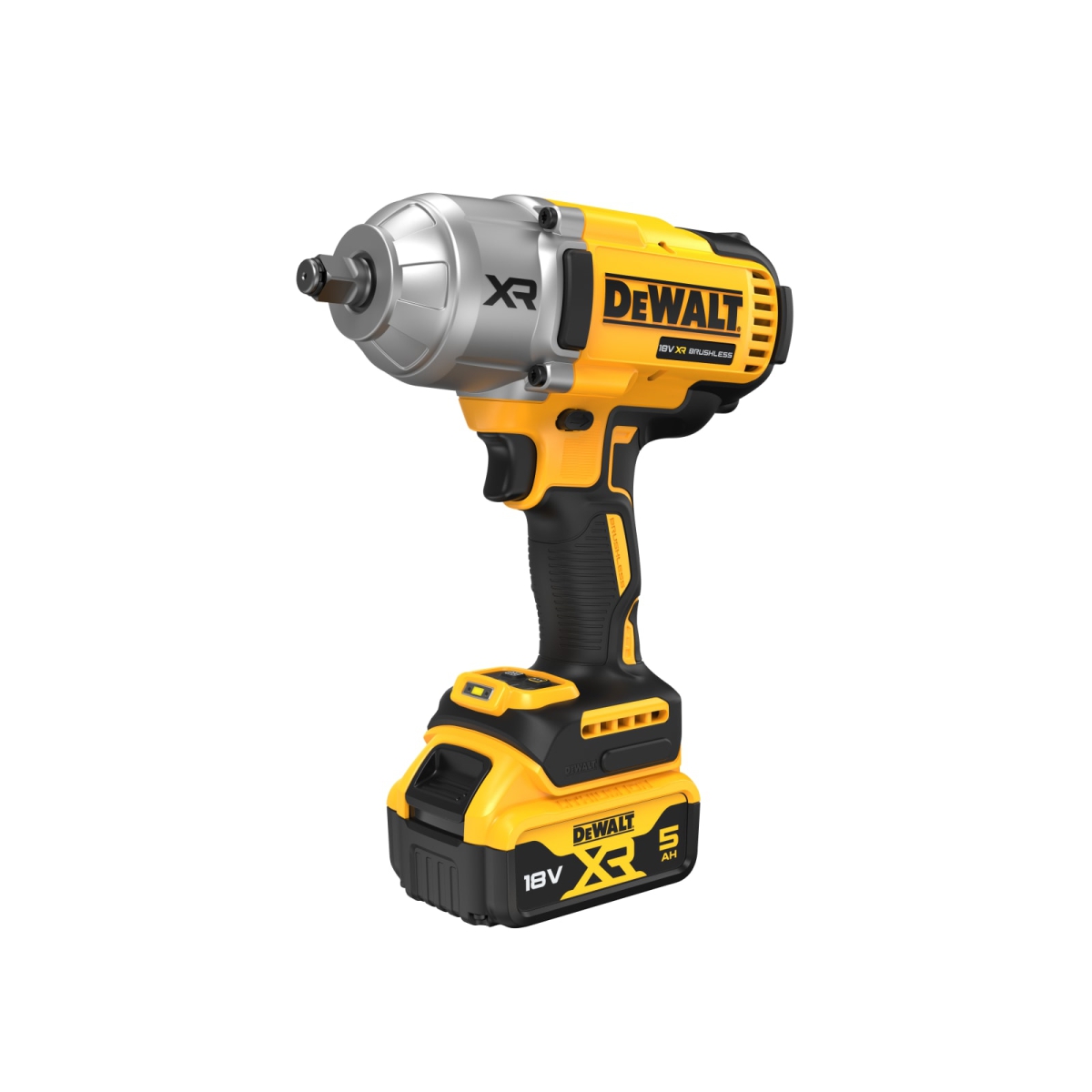 DCF900P2T XR Brushless 1/2in High Torque Impact Wrench 18V 2 x 5.0Ah Li-ion