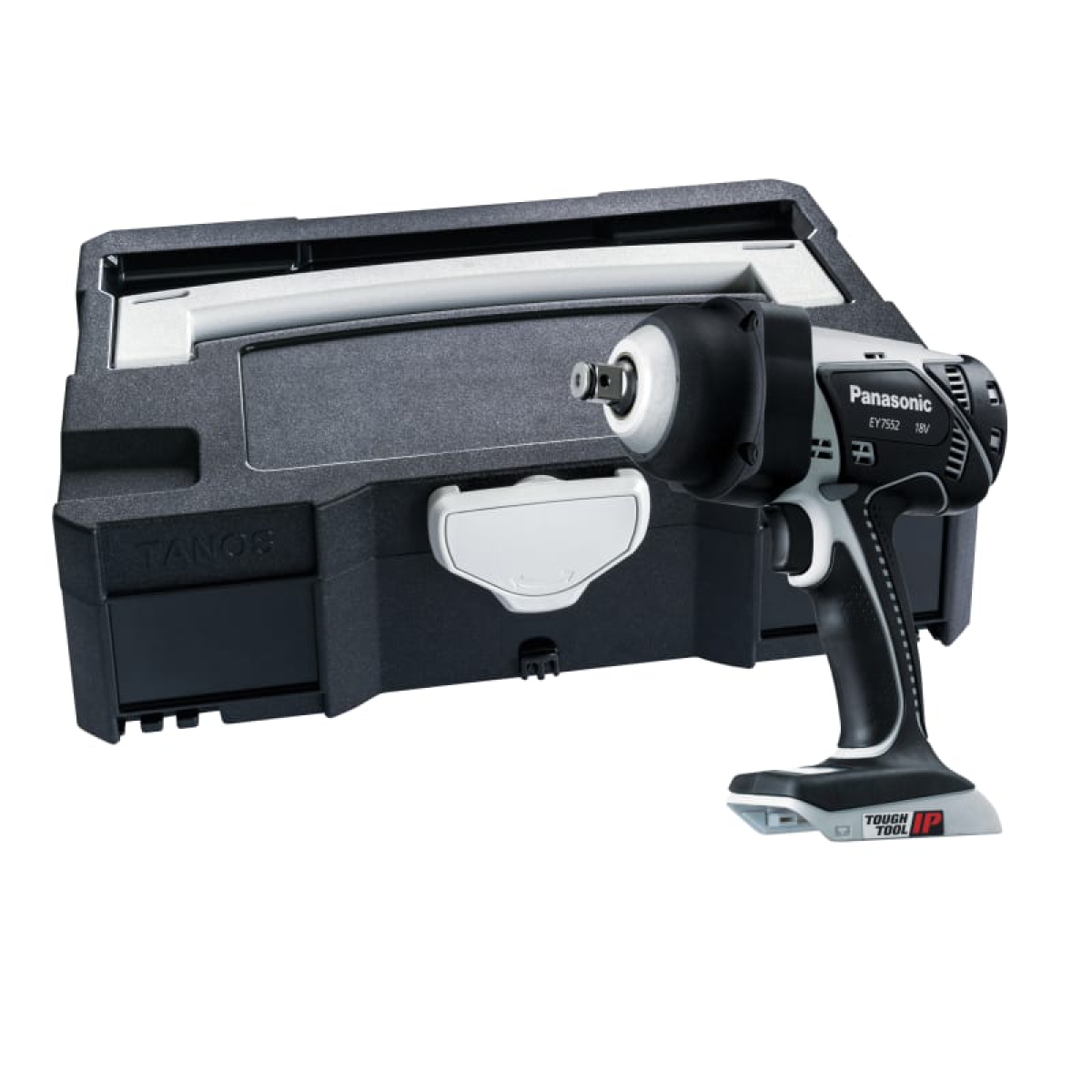 EY7552XT 1/2in Heavy-Duty Impact Wrench & Systainer Case 18V Bare Unit