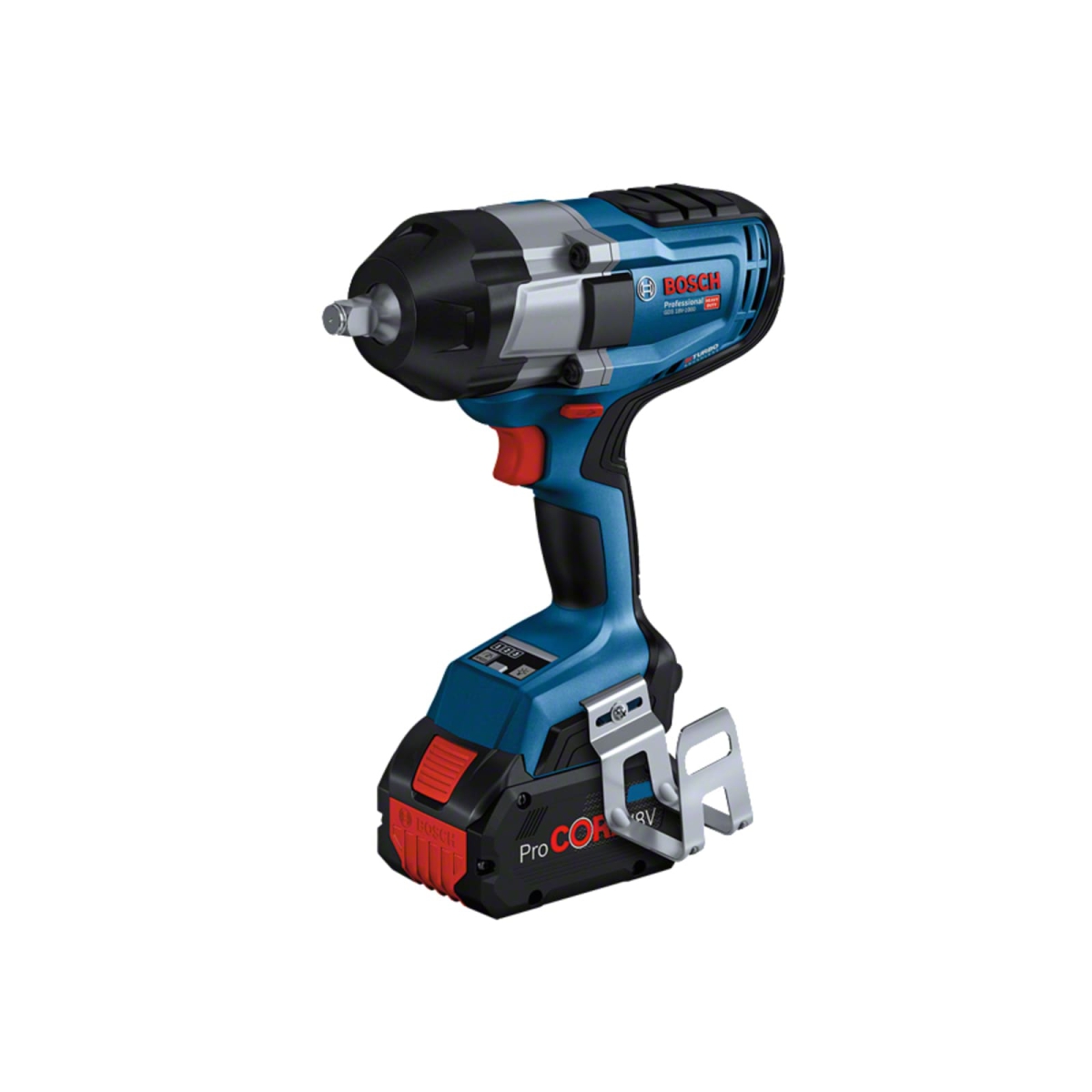 GDS 18V-1000 Pro BITURBO 1/2in Impact Wrench 18V 2 x 5.5Ah ProCORE18V Li-ion