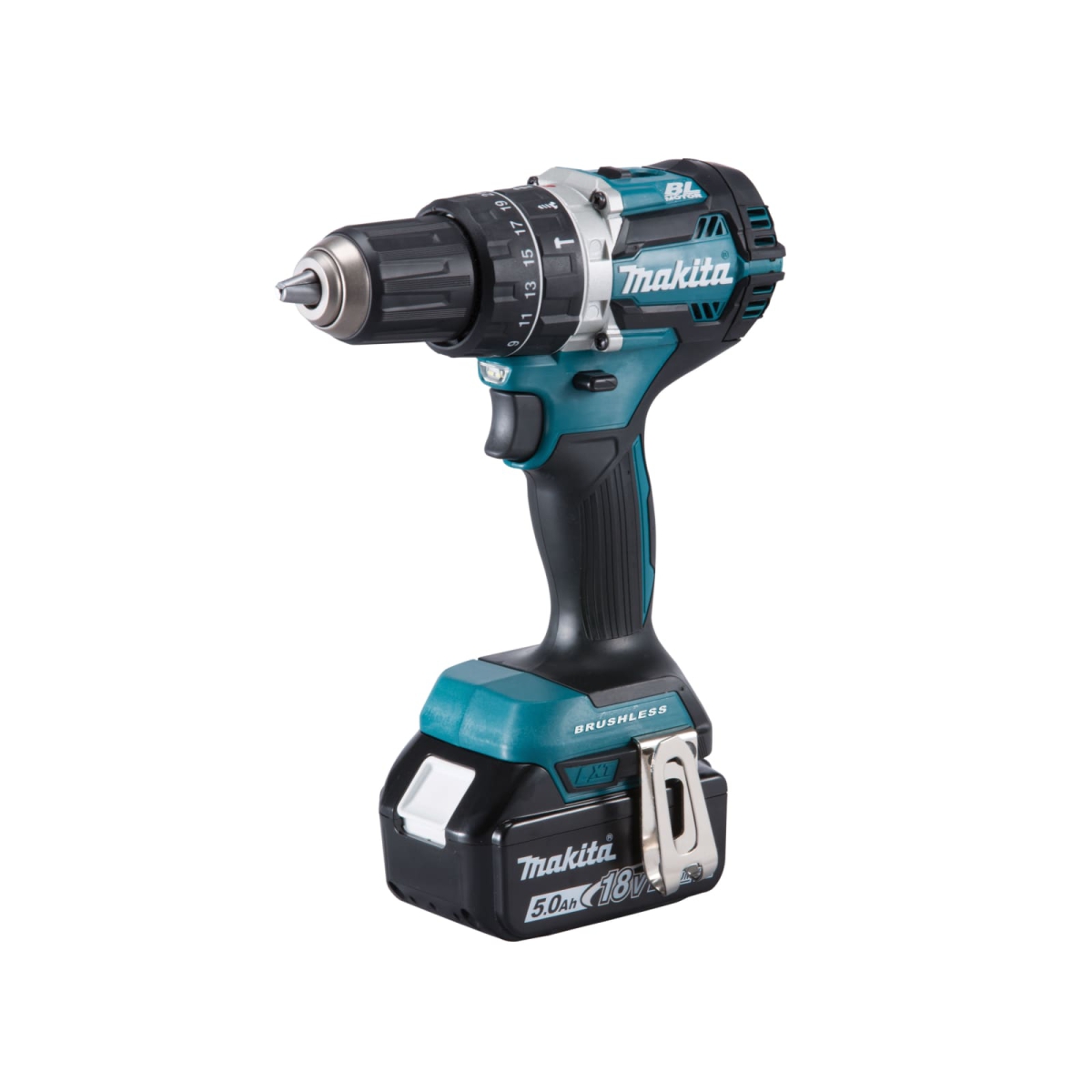 DHP484RTJ Brushless Combi Drill 18V 2 x 5.0Ah Li-ion