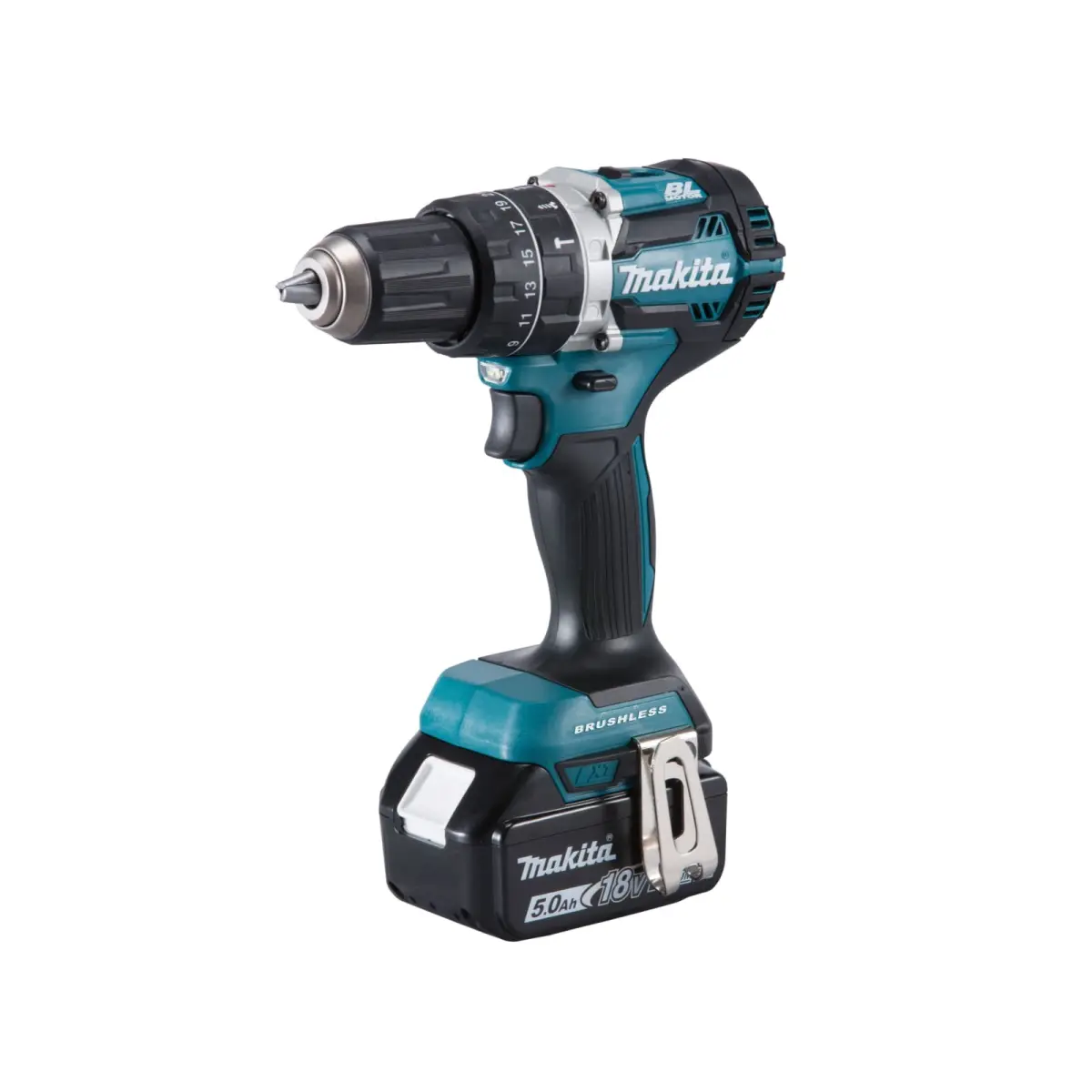 DHP484RTJ Brushless Combi Drill 18V 2 x 5.0Ah Li-ion
