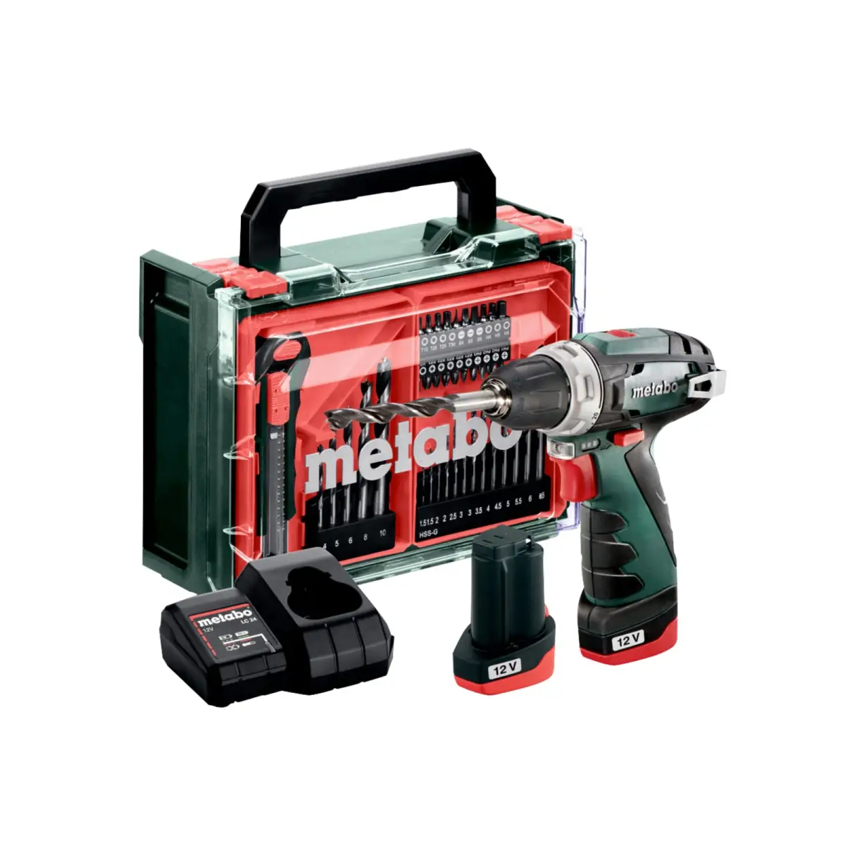 PowerMaxx BS Drill Driver Basic Set 12V 2 x 2.20Ah Li-ion