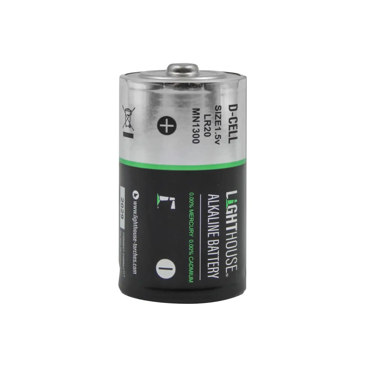 D LR20 Alkaline Batteries 14800 mAh (Pack 2)