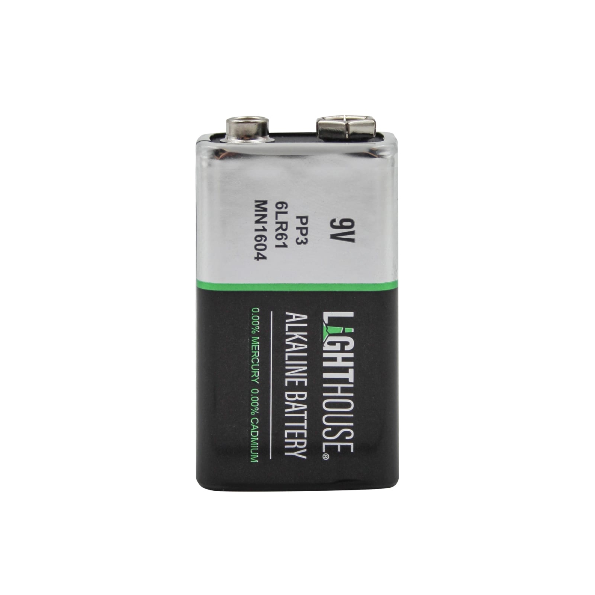 9V LR61 Alkaline Battery 1100 mAh (Single Pack)