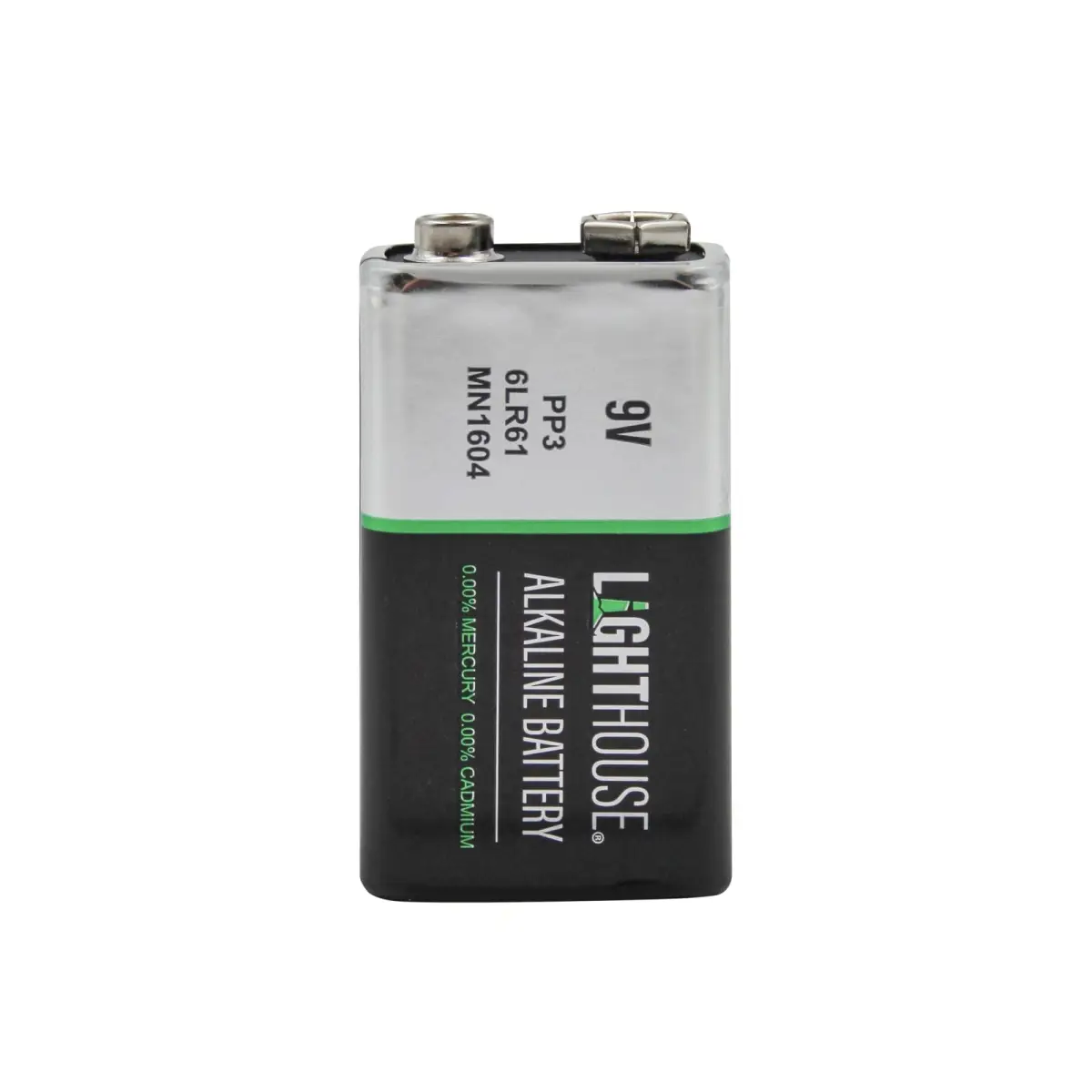 9V LR61 Alkaline Battery 1100 mAh (Single Pack)