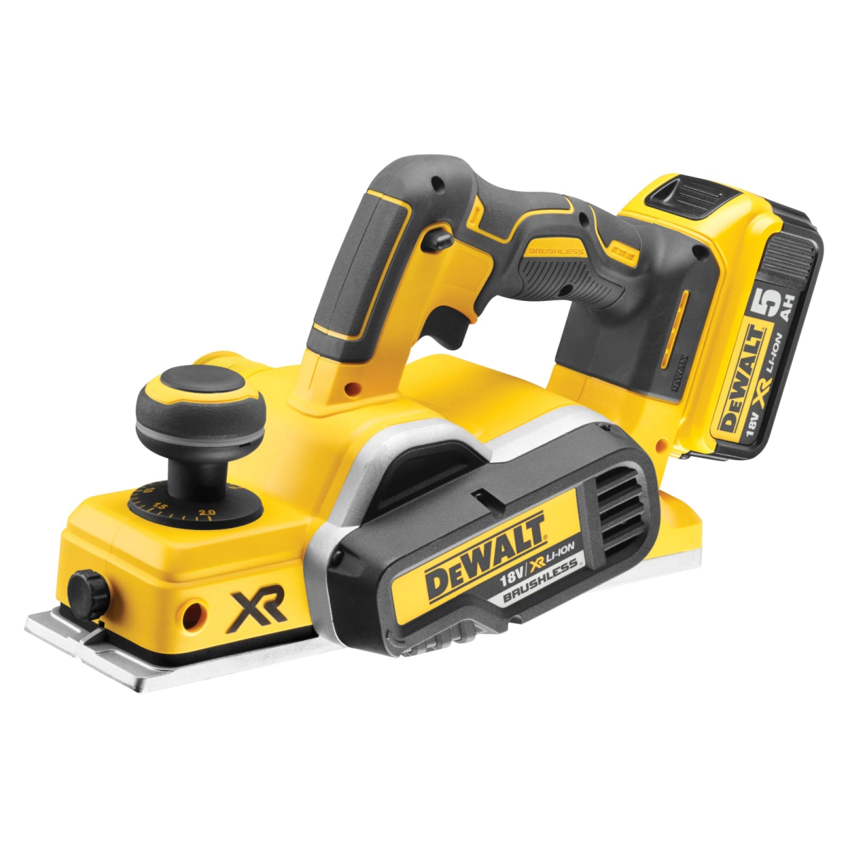 DCP580P2 XR Brushless Planer 18V 2 x 5.0Ah Li-ion