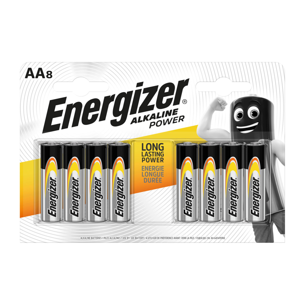 Alkaline Power Batteries AA x 8 S9337