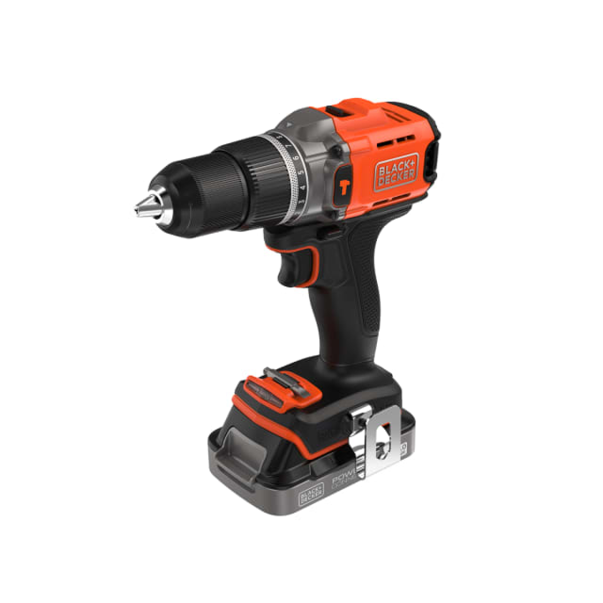 BCD383D1XK POWERCONNECTโข Hammer Drill 18V 1 x 2.0Ah Li-ion