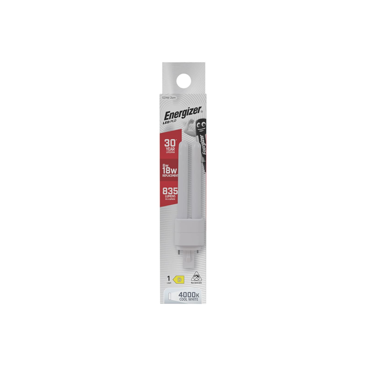 LED PLD G24D 2Pin 6W 835L Cool White S30422