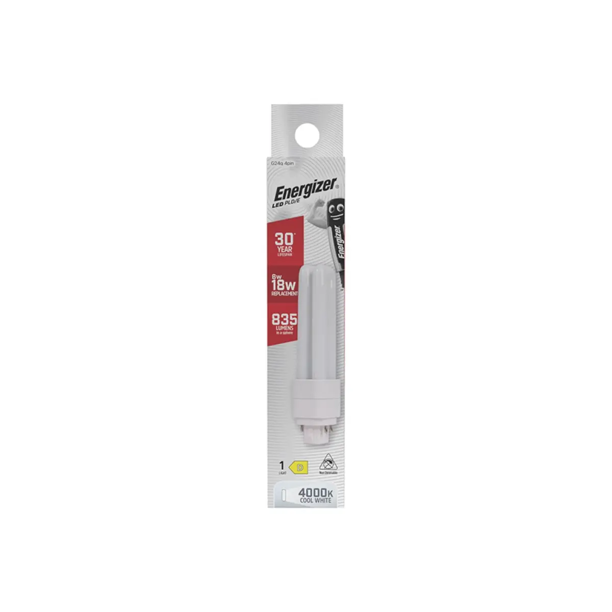 LED PLD G24Q 4Pin 6W 835L Cool White S30425