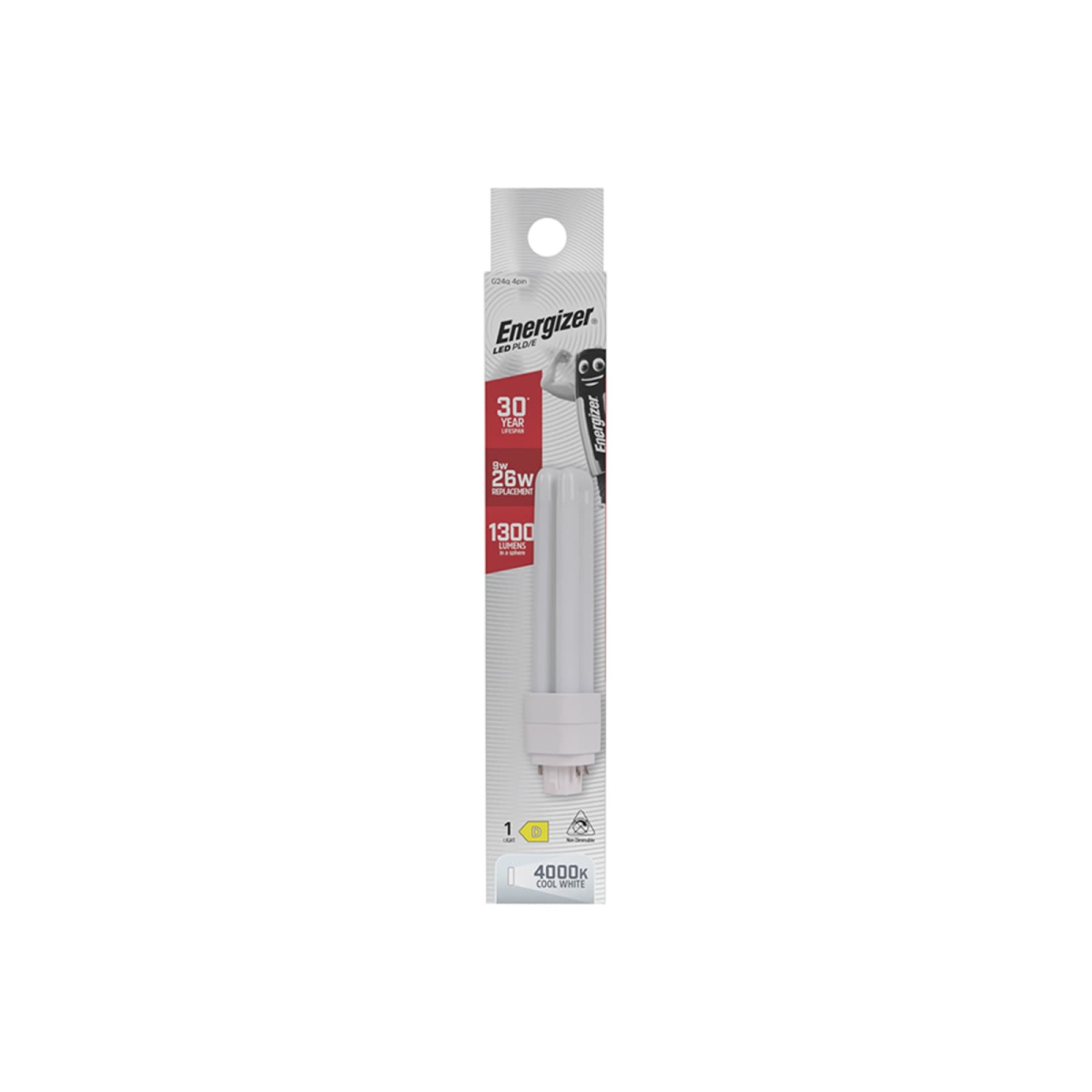 LED PLD G24Q 4Pin 9W 1300L Cool White S30426