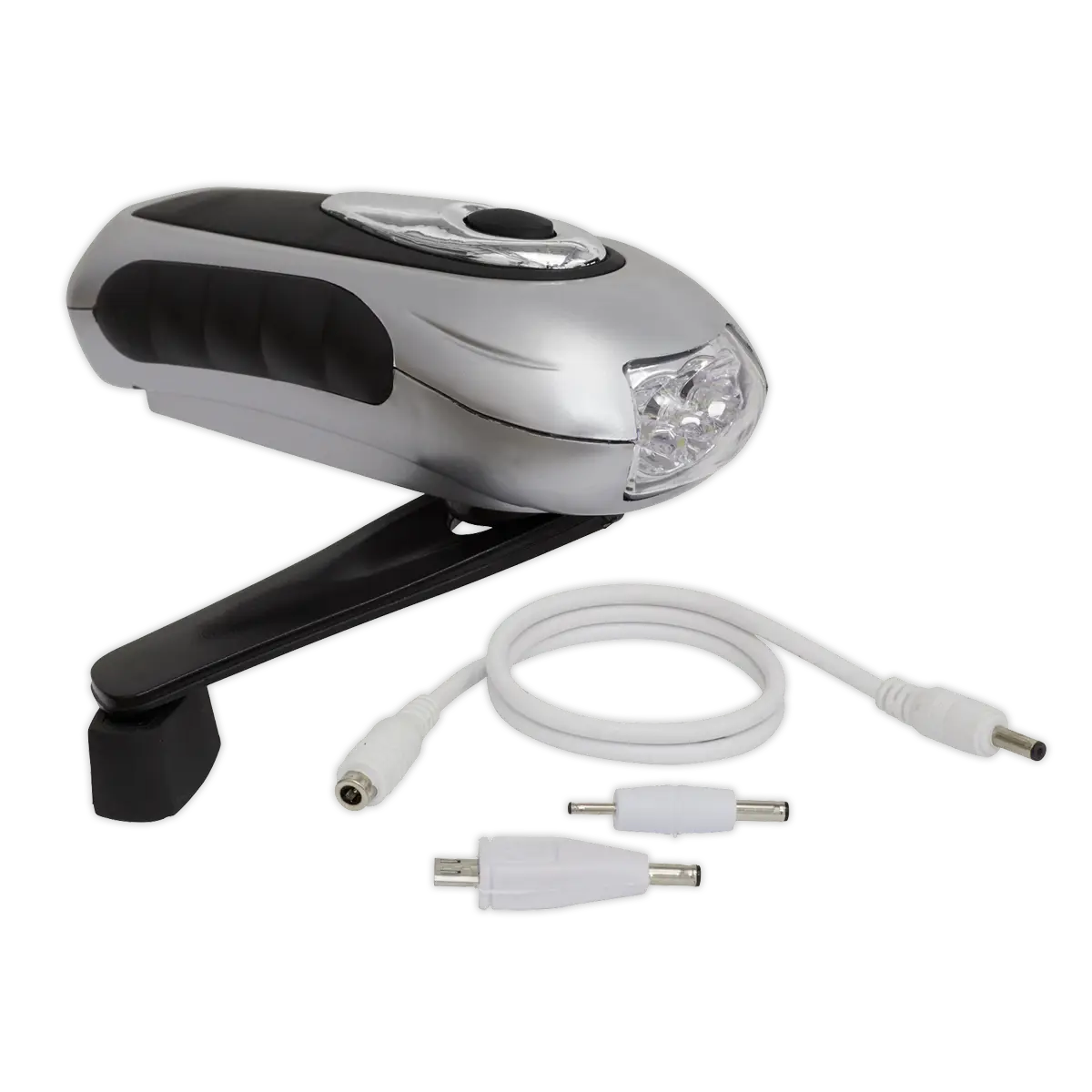 Rechargeable Wind-Up Torch 3 LED [AK3305]