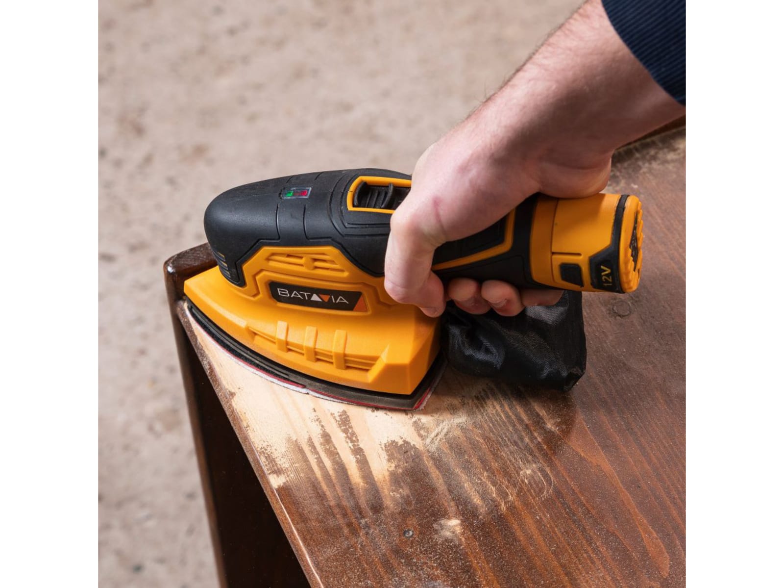 Fixxpack Cordless Detail Sander 12V Bare Unit - Image 3