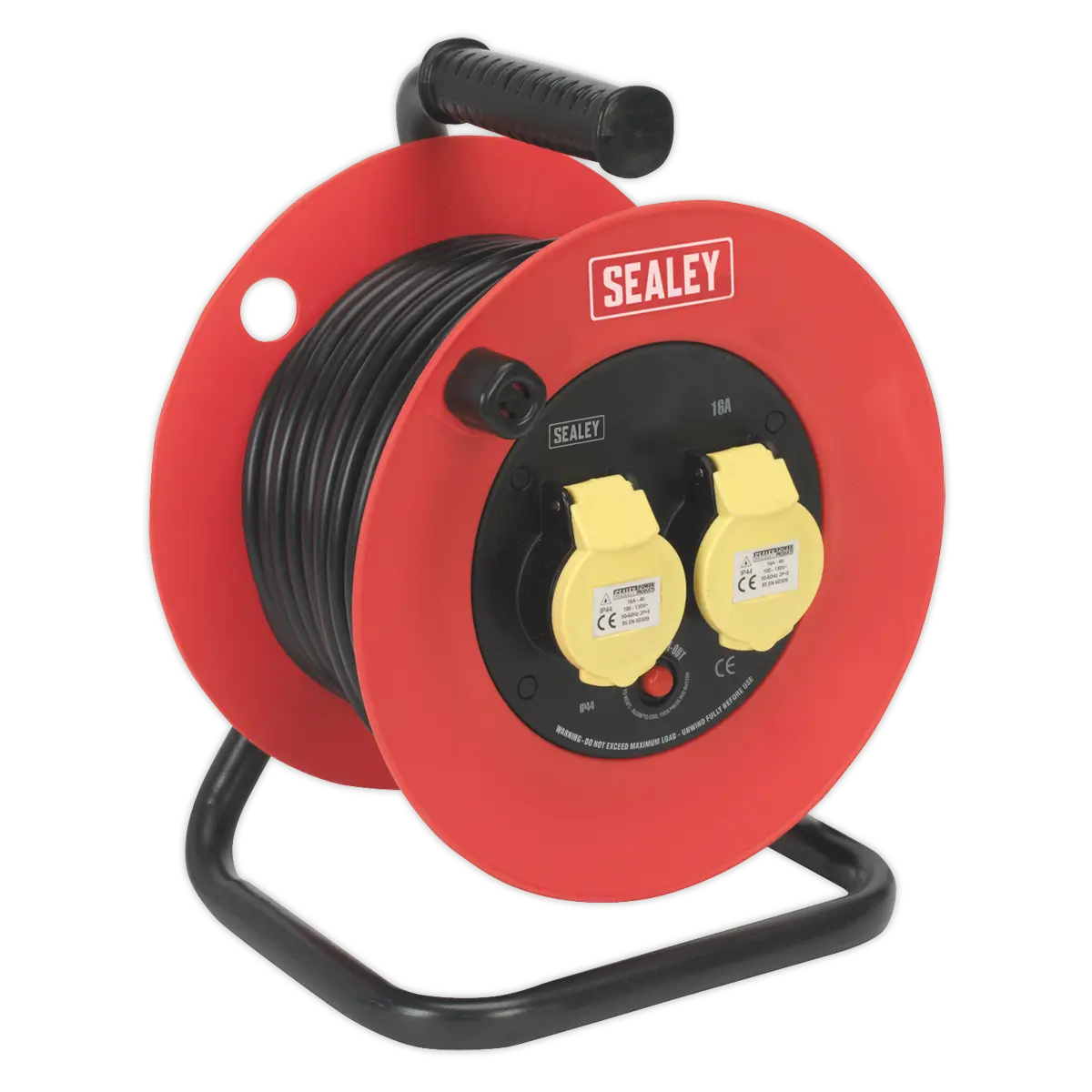 25m Heavy-Duty Cable Reel with Thermal Trip 2 x 110V