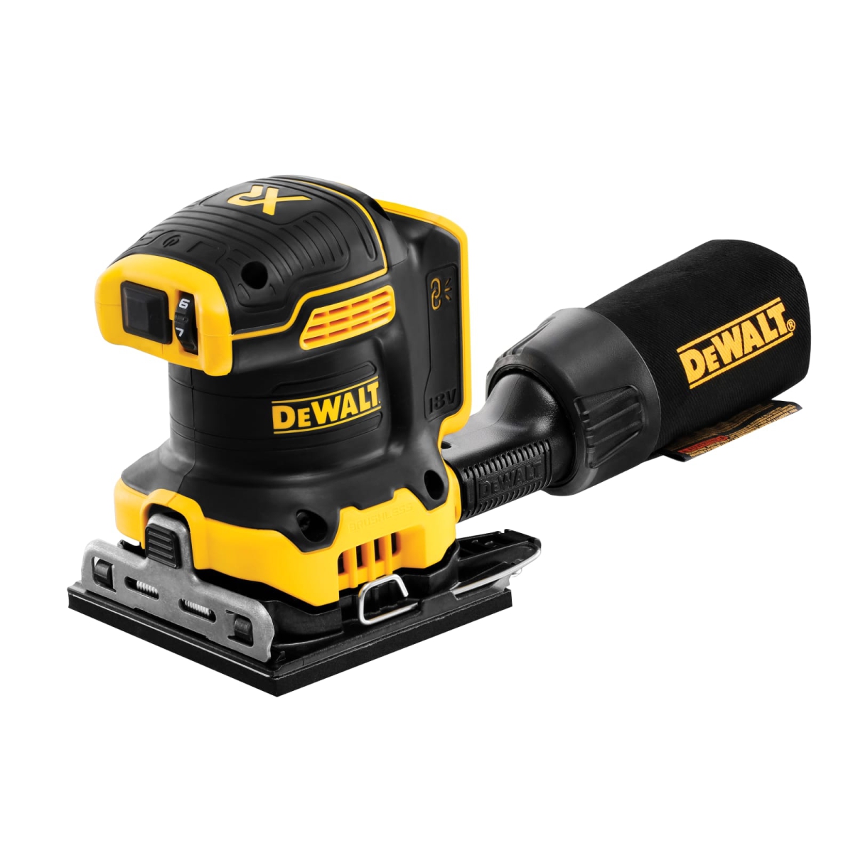DCW200N XR Brushless 1/4 Sheet Palm Sander 18V Bare Unit