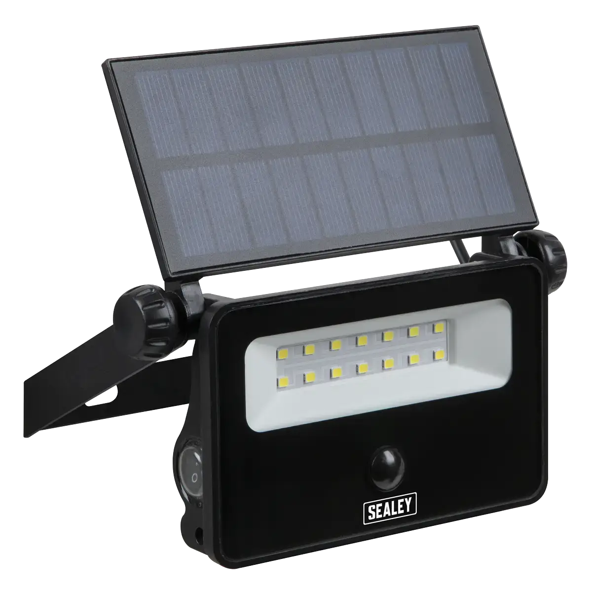Extra-Slim Solar Floodlight with Wall Bracket 16W SMD LED [LED16S]
