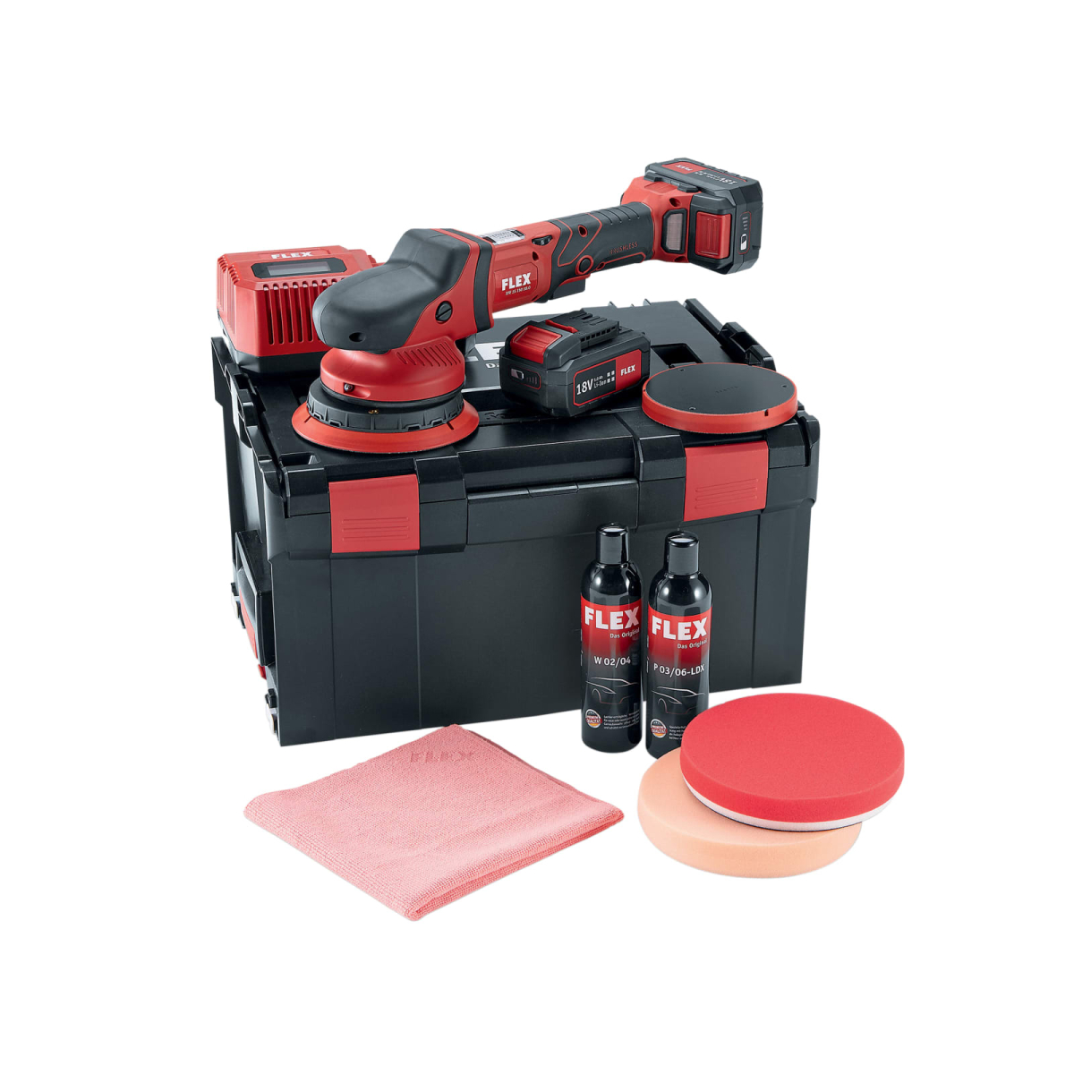 Random Orbital Polisher 150mm 18V 2 x 5.0Ah Li-ion