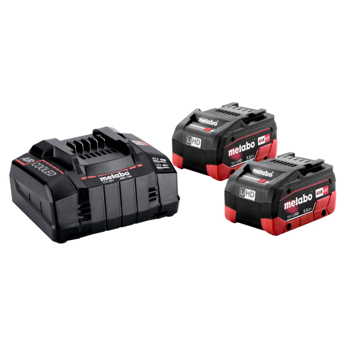 Basic Battery & Charger Set 18V 2 x LiHD 5.5Ah