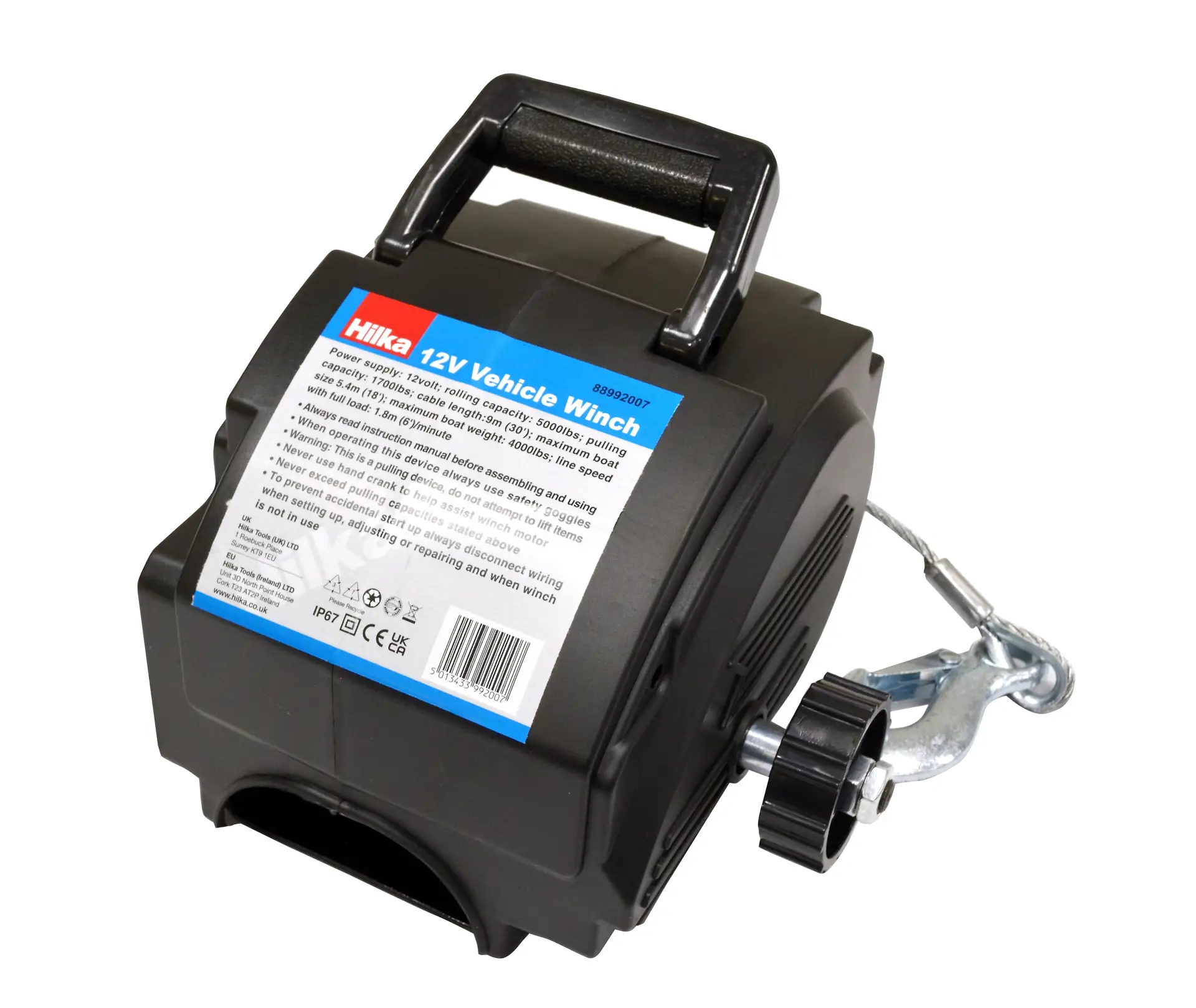 Vehicle Winch 12 Volt - Image 2