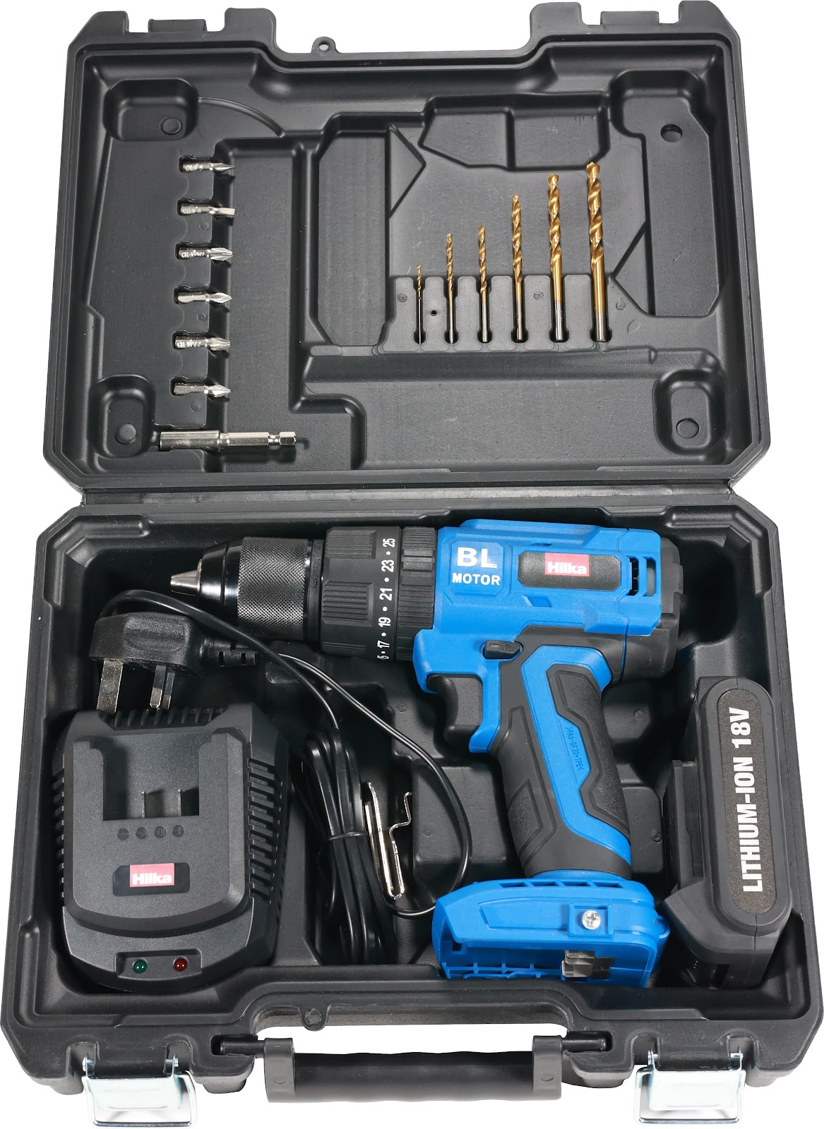 18V Li-ion Brushless Combi Drill with 2.0Ah Battery