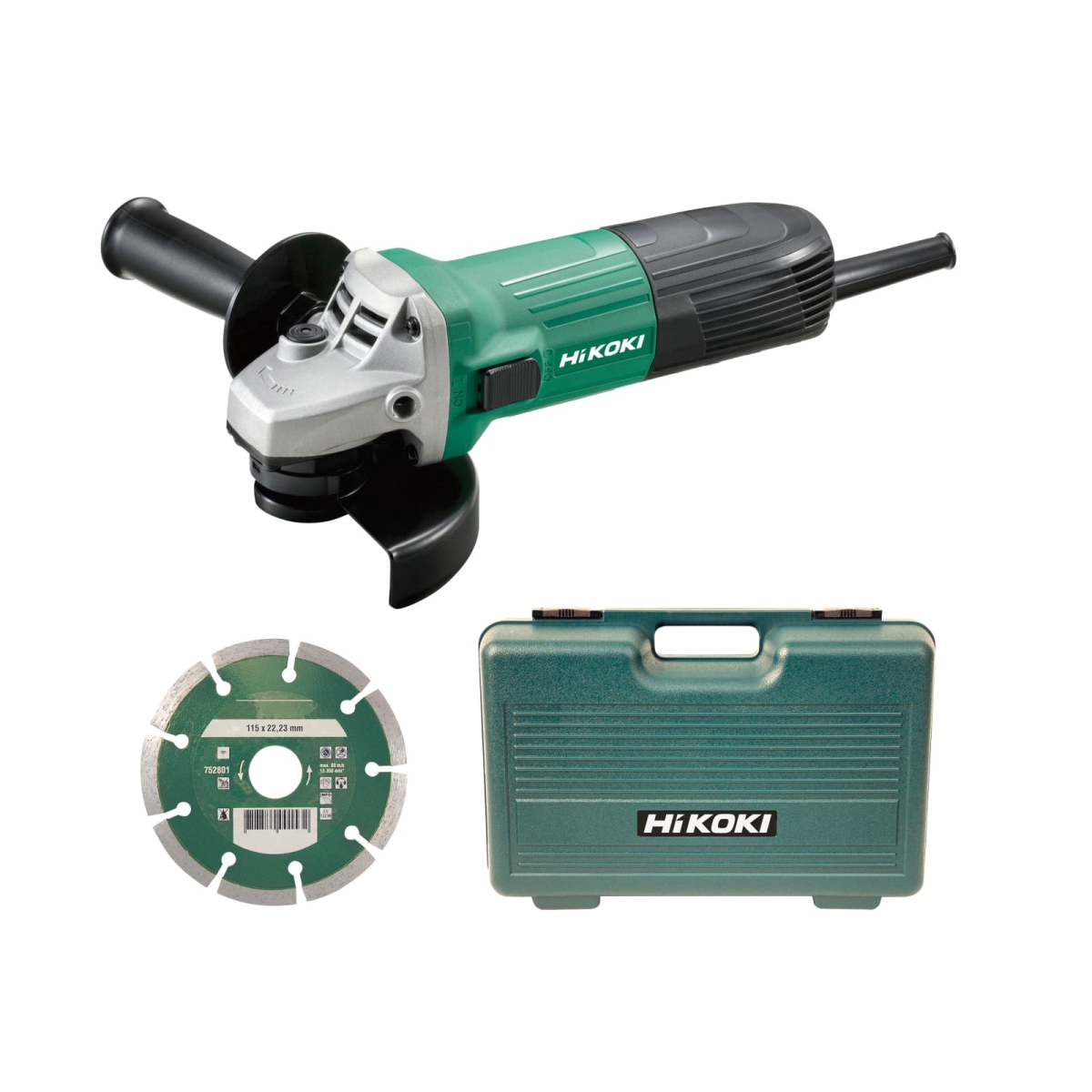 G12STX/J8 Angle Grinder Diamond Blade & Case 115mm 600W 110V