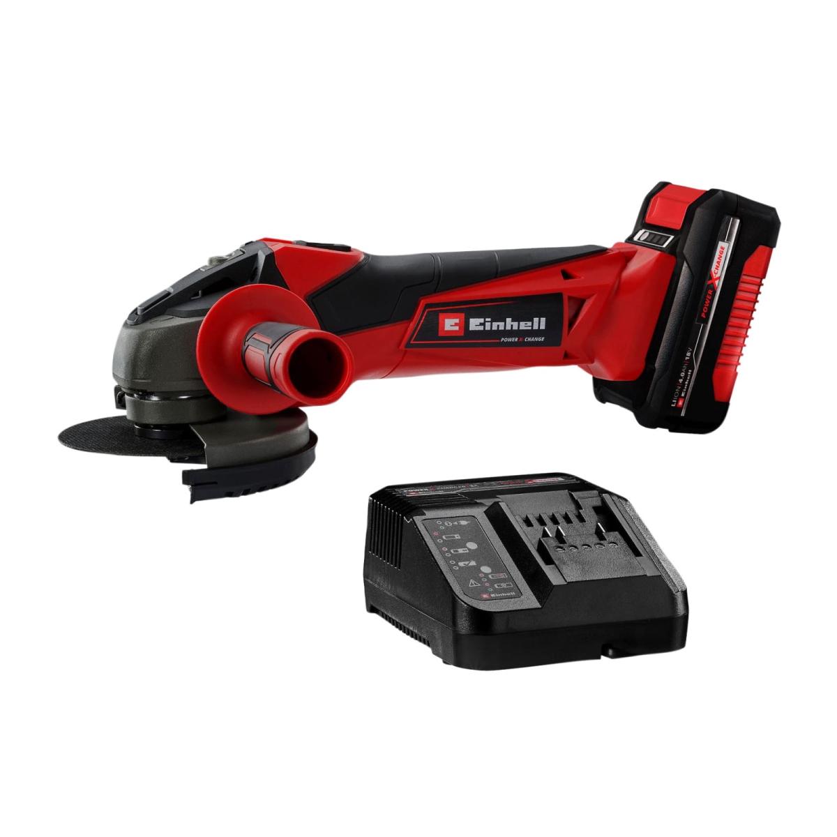 TC-AG 18/115 Li Power X-Change Angle Grinder 115mm 18V 1 x 4.0Ah Li-ion