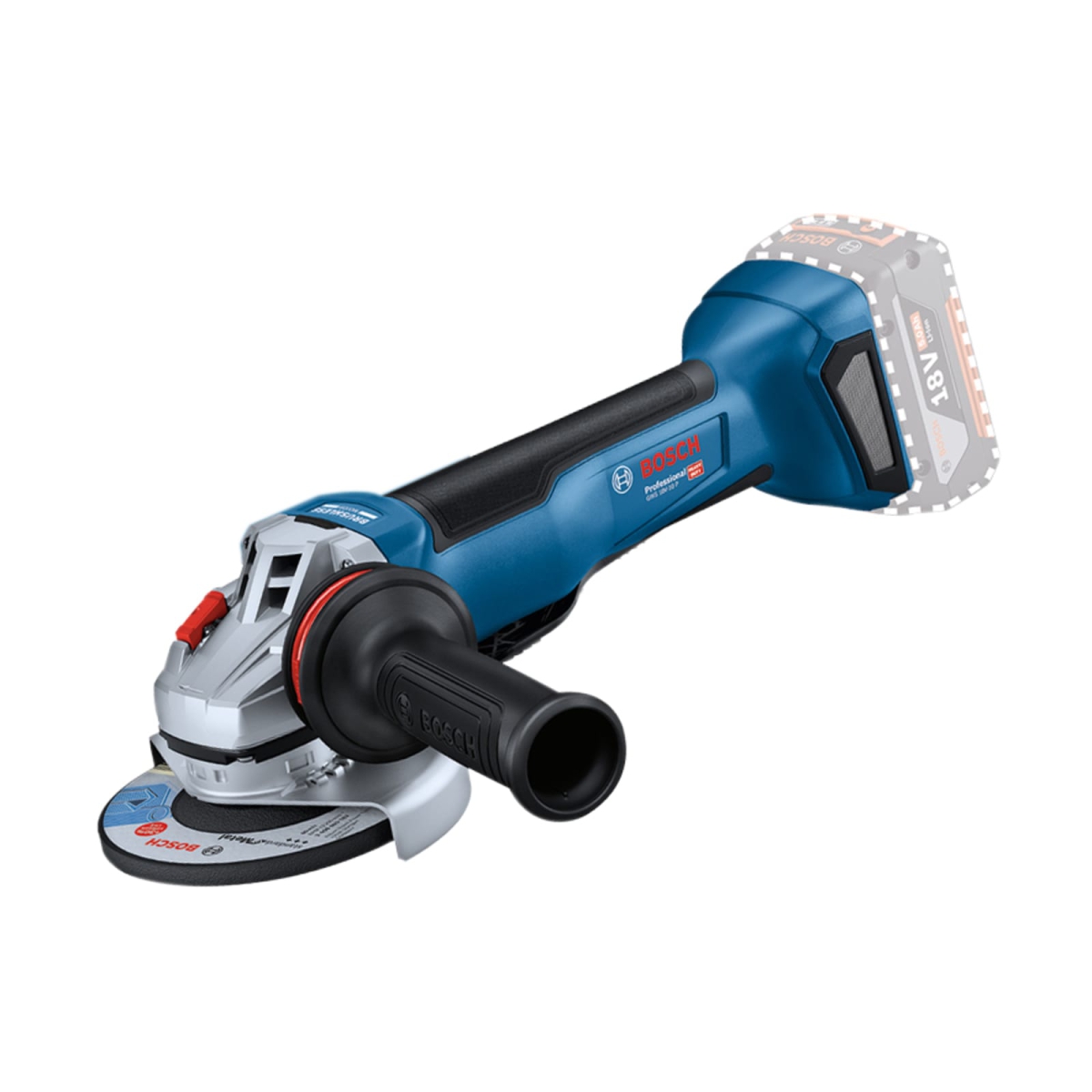 GWS 18V-10P Professional Angle Grinder 125mm 18V Bare Unit