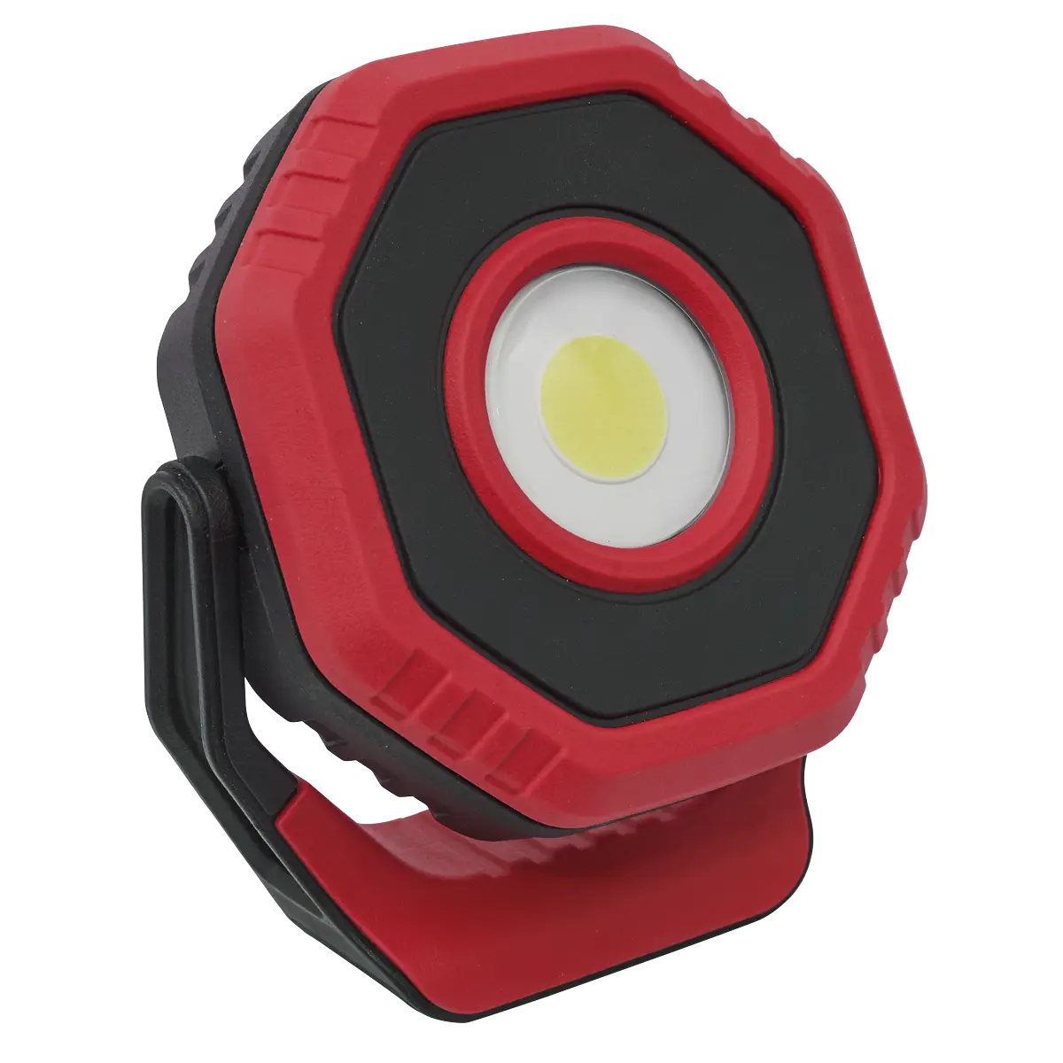 Rechargeable 360ยฐ Pocket Floodlight with Magnet 7W COB LED - Red