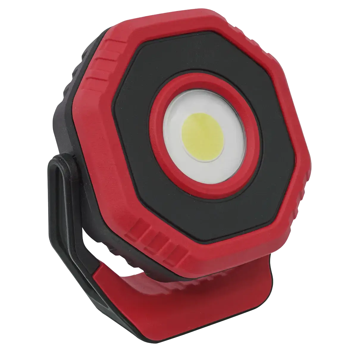 Rechargeable 360ยฐ Pocket Floodlight with Magnet 7W COB LED - Red