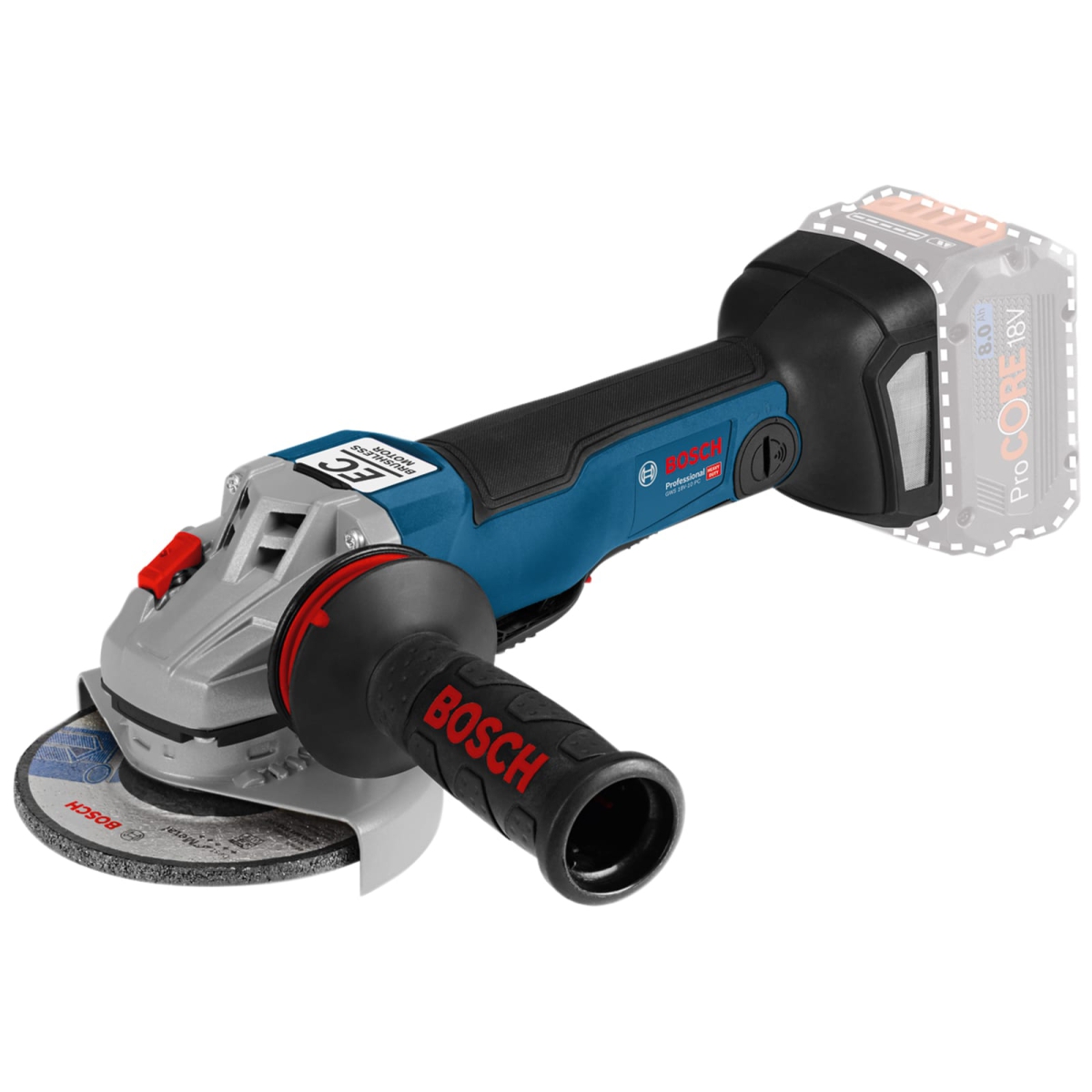 GWS 18V-10 PC Professional Angle Grinder 125mm 18V Bare Unit