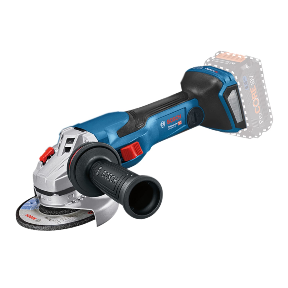 GWS 18V-15C Professional BITURBO Angle Grinder 125mm 18V Bare Unit