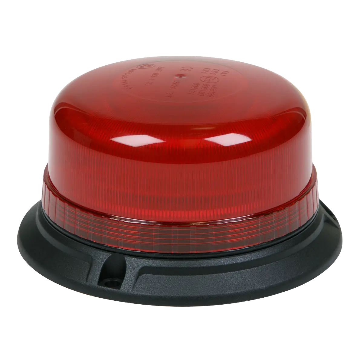 Warning Beacon with Bolt Fixing 3 x 6.5mm 36W SMD LED 12/24V - Red [WB952LEDR]
