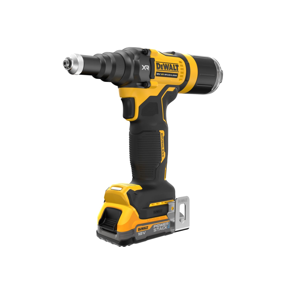 DCF403E1T XR 3/16in Brushless Riveter 1 x 1.7Ah POWERSTACKโข Li-ion