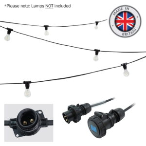 100m BC Heavy Duty Rubber Festoon 3m Spacing