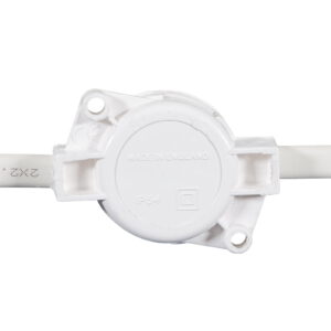 25m BC Heavy Duty White Rubber Festoon 0.33m Spacing