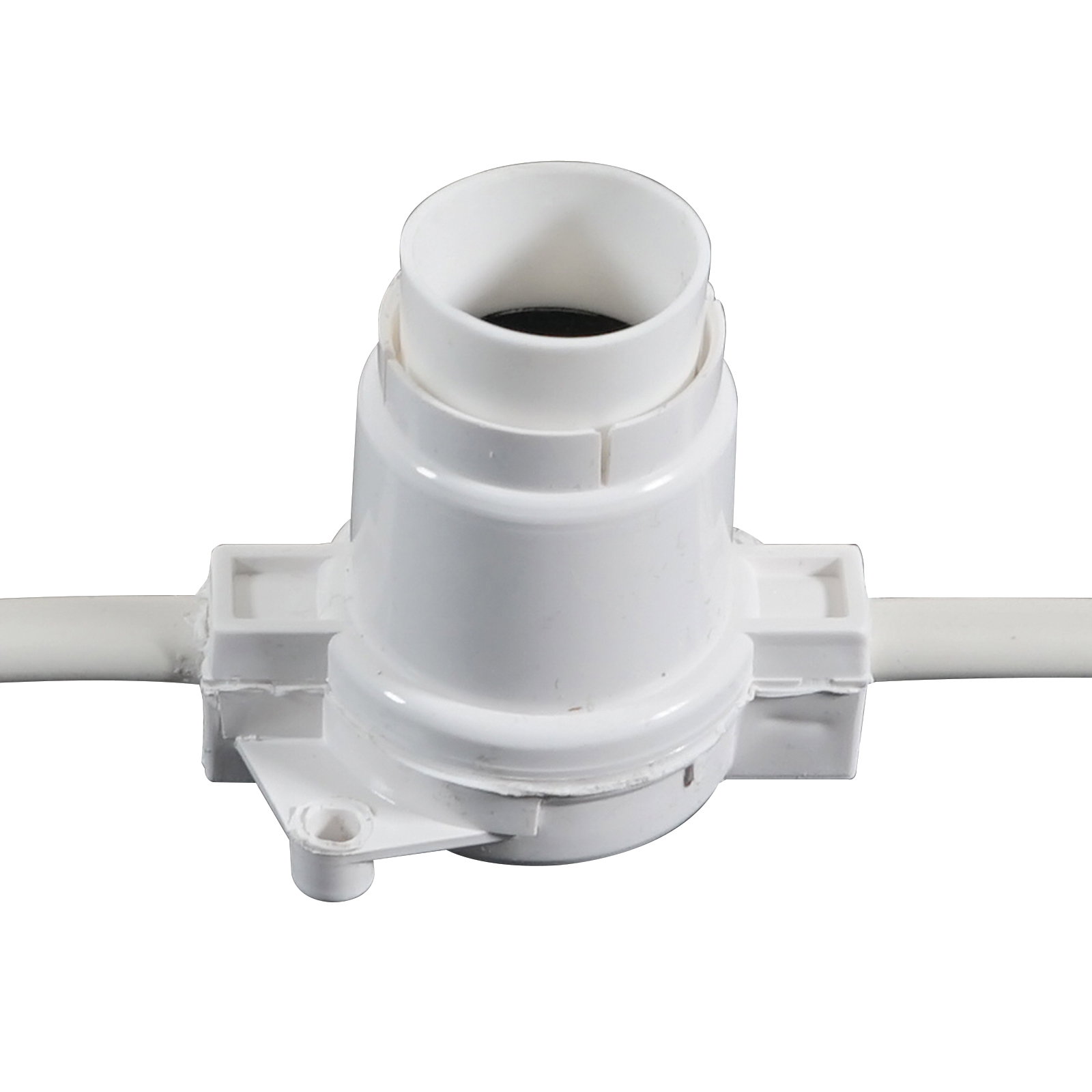 25m BC Heavy Duty White Rubber Festoon 0.33m Spacing - Image 5
