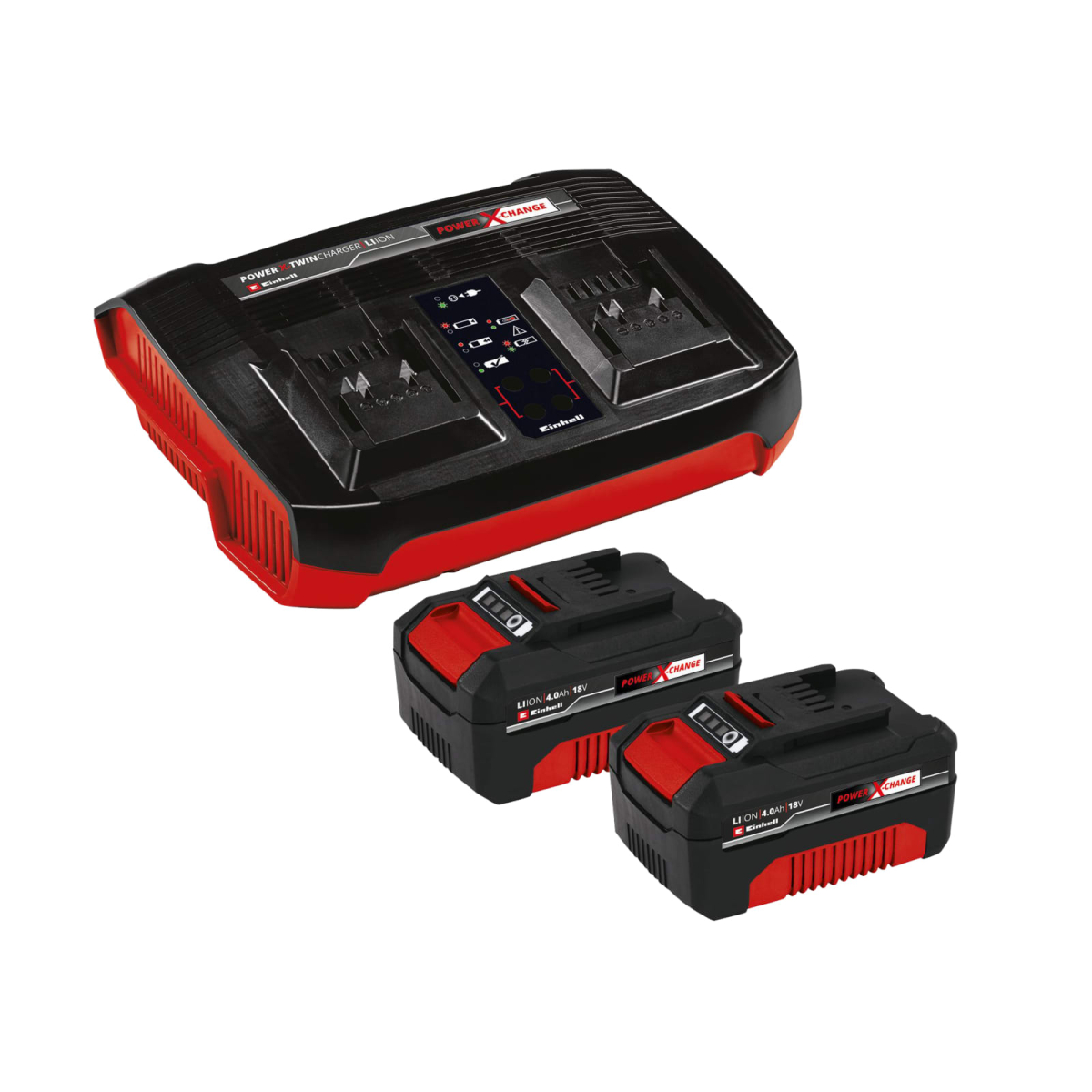 Power X-Change Battery & Charger Starter Kit 18V 2 x 4.0Ah Li-ion