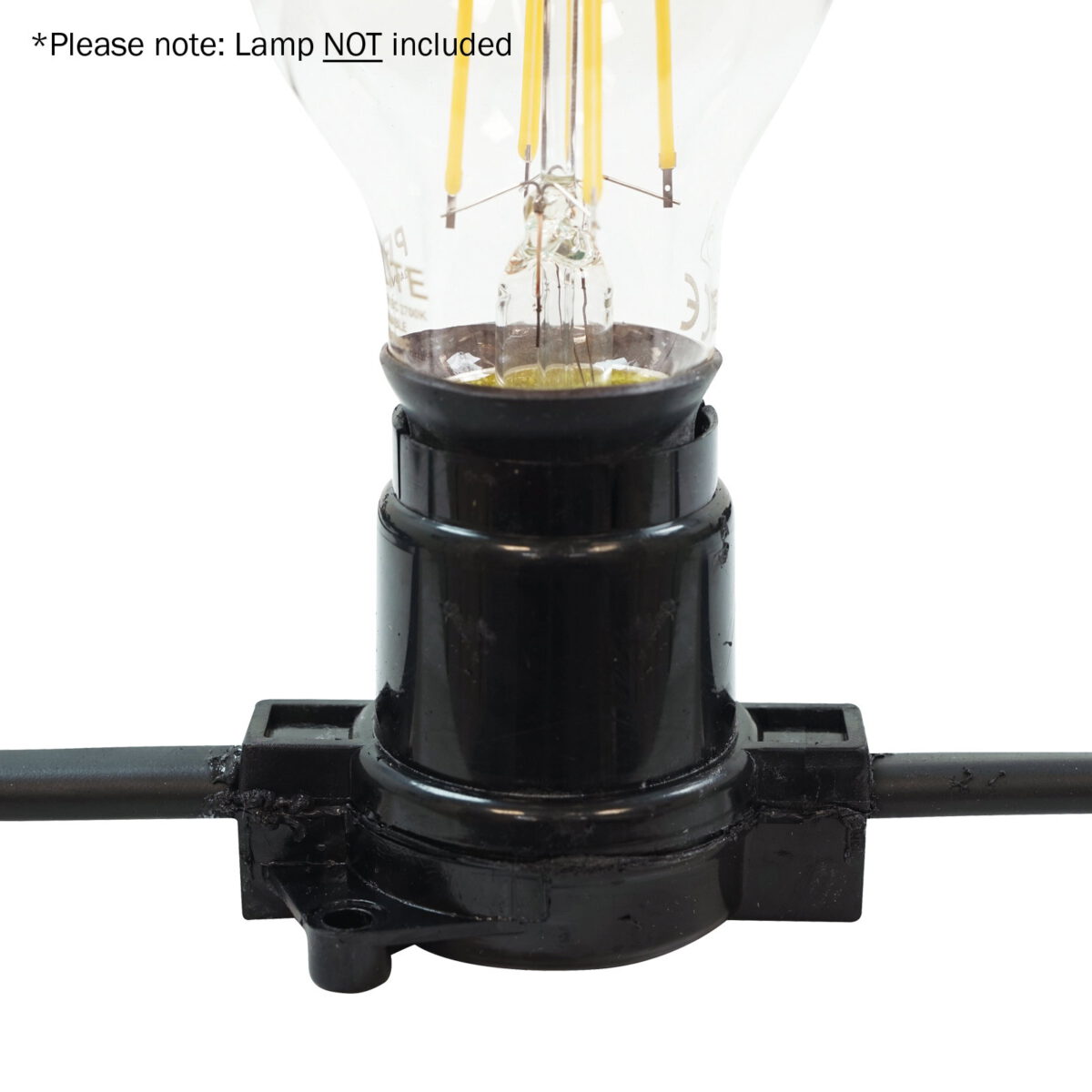 25m ES Heavy Duty Rubber Festoon 1m Spacing