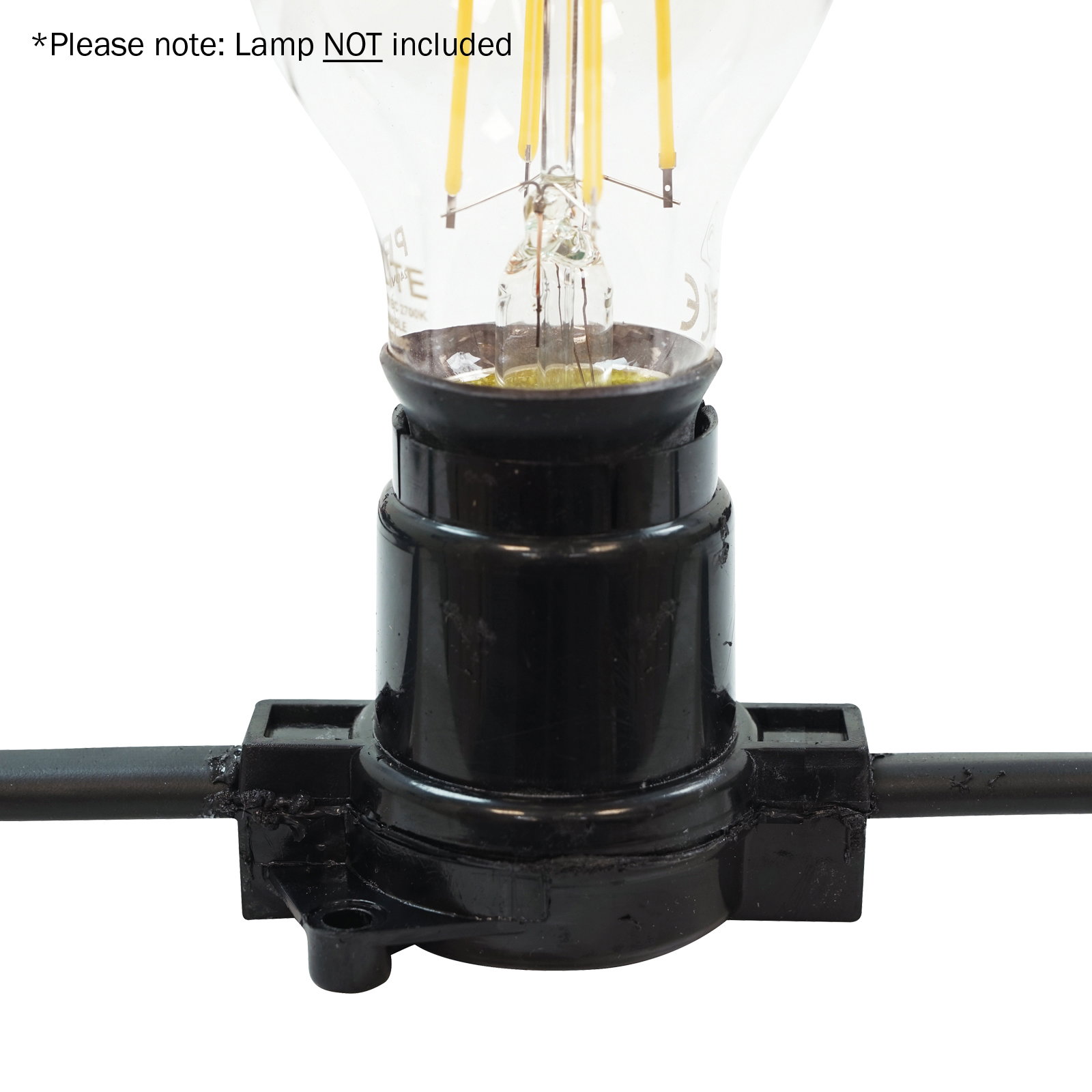 25m ES Heavy Duty Rubber Festoon 1m Spacing