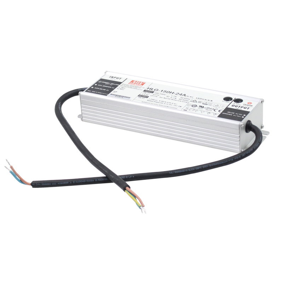 Visio Meanwell IP65 HLG-150H-24A 150W 24V DC Power Supply/Driver