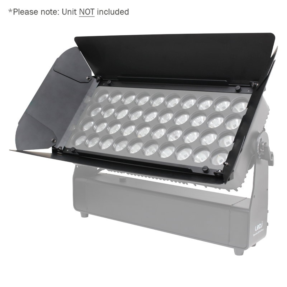Spectra QX40 Pixel Exterior Fixture Barn Door