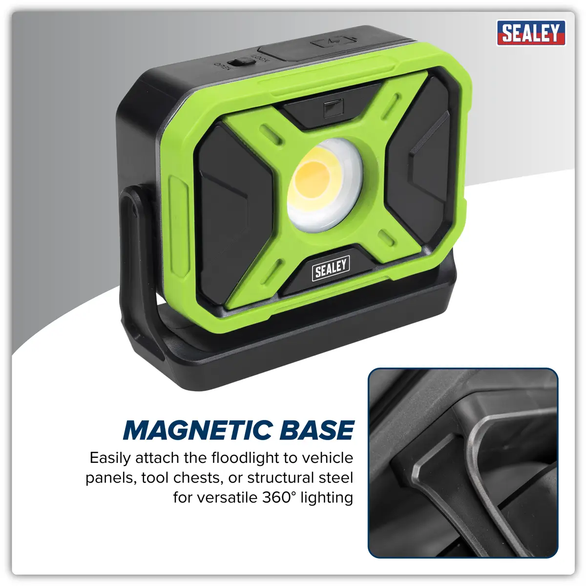 Rechargeable 360° Floodlight with Power Bank 24W COB LED - Image 14