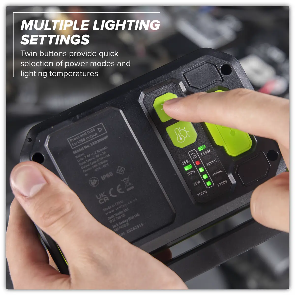 Rechargeable 360° Floodlight with Power Bank 24W COB LED - Image 16