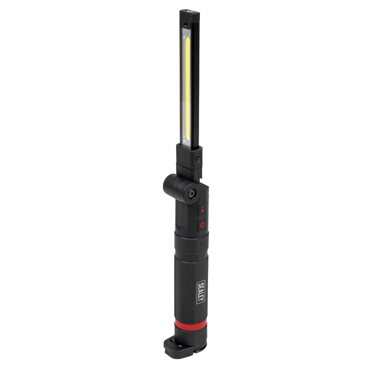 Rechargeable Slim Folding Inspection Light 10W COB LED & SMD LED with Laser Pointer