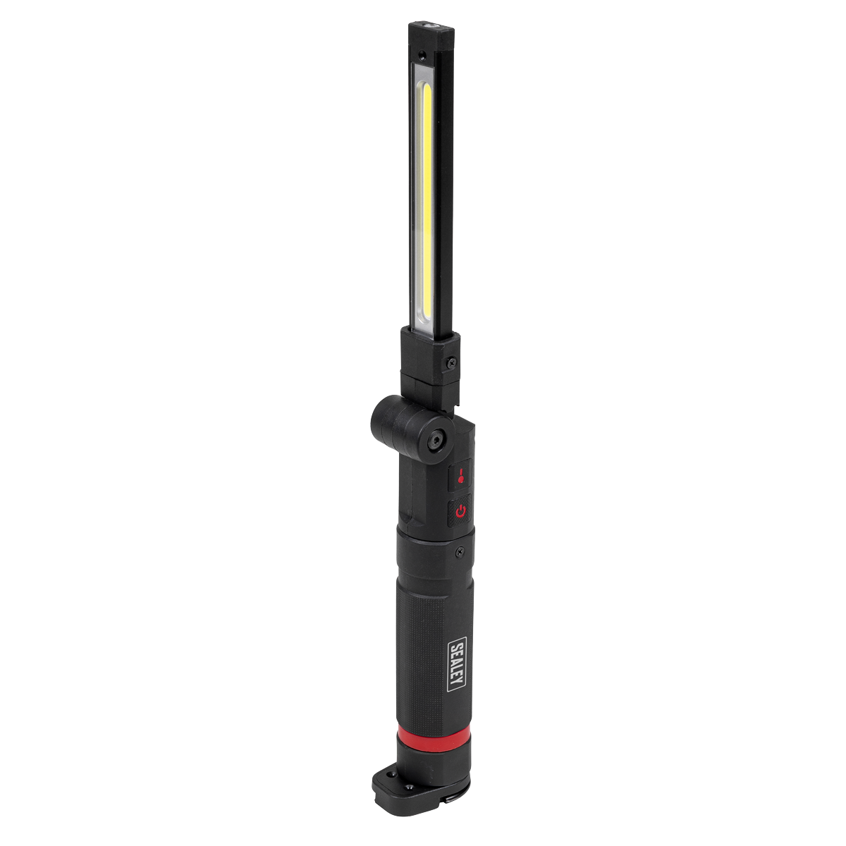 Rechargeable Slim Folding Inspection Light 10W COB LED & SMD LED with Laser Pointer